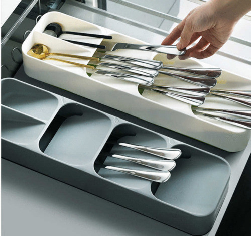 Органайзер для столових приладів. Білий