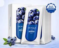 Маска для лица с экстрактом черники BIOAQUA BLUEBERRY JELLY MASK ночная, 8 г Кладовка