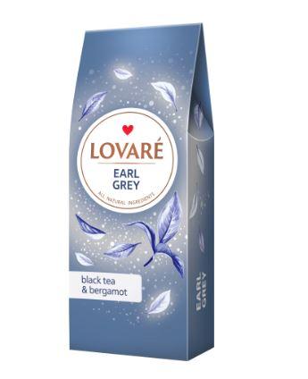 Чай чорний Lovare Earl Grey, листовий, 80 г