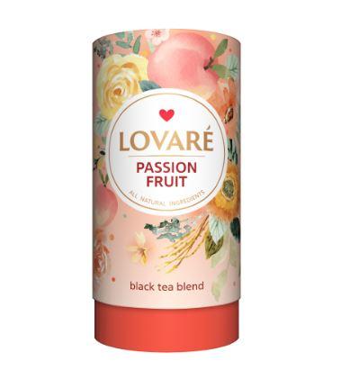 Чай чорний Lovare Пристрасний фрукт, листовий, 80 г