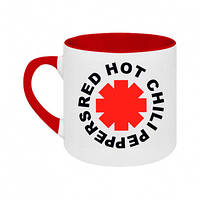 Кружка двухцветная 180ml red hot chili peppers