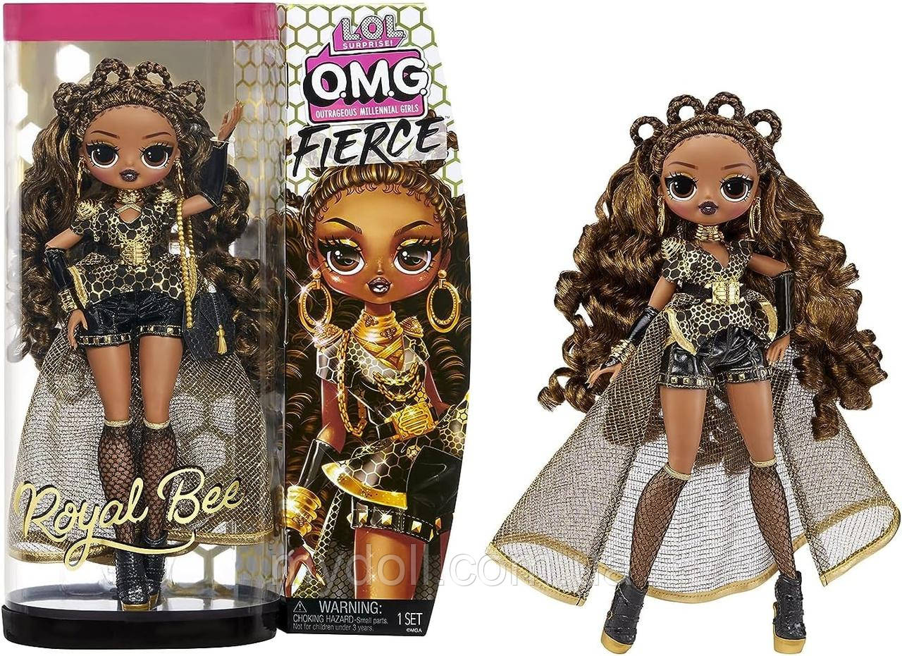 Лялька ЛОЛ ОМГ Королева Бджілка LOL OMG Fierce Royal Bee серии 707 Surprise серії Fierce 585251 Оригінал УЦІНКА