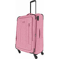 Чемодан Travelite Boja Pink L на 4 колесах, розовый