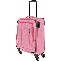 Чемодан Travelite Boja Pink S на 4 колесах, розовый