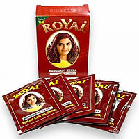 Хна для волос Индийская Натуральная Royal Henna Burgundy Бургунди 6 шт