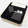 Імпульсна електрична запальничка в подарунковій упаковці, чорна, фото 6