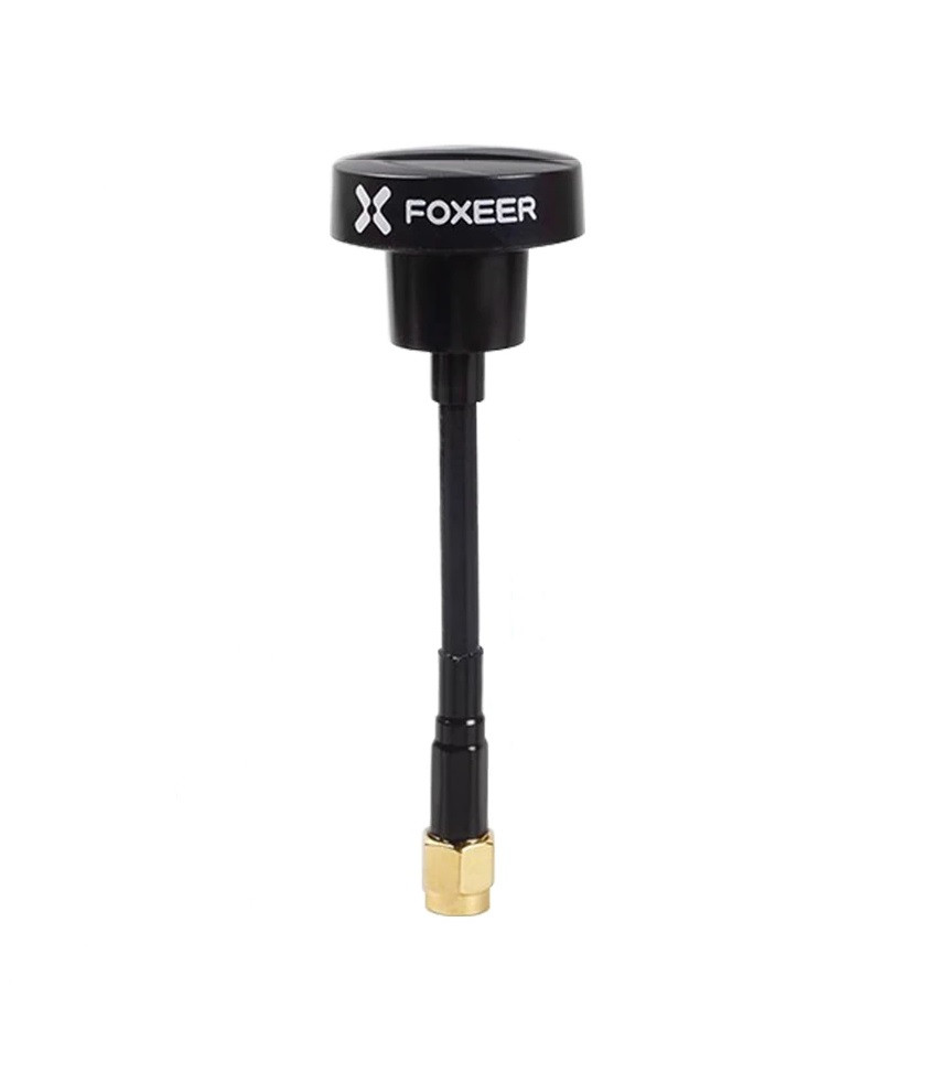 Антена RHCP 5.8G FOXEER Pagoda PRO 86mm 3Dbi, RP-SMA-Male прямий, чорна, для FPV дронів