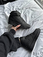 Кроссовки Nike Air Force Black High Fur