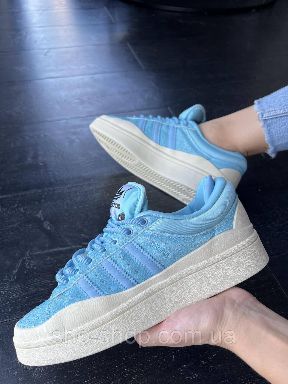 Кросівки Adidas Campus x Bad Bunny Blue Premium