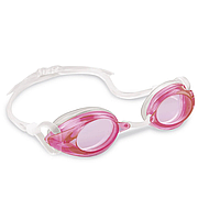 Детские очки для плавания Intex 55684 размер L 8+ обхват головы 54 см Розовый , Лучшая цена