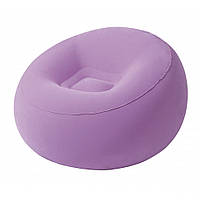 Надувное кресло BW 75052 велюровое Фиолетовый , Лучшая цена