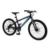 Велосипед подростковый 2-х колёсный 24 A212410 RL7T LIKE2BIKE Raft чёрный , Лучшая цена