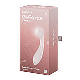 Вібратор для точки G Satisfyer G-Force Beige, 10 режимів + 5 рівнів інтенсивності - SO8780, фото 6