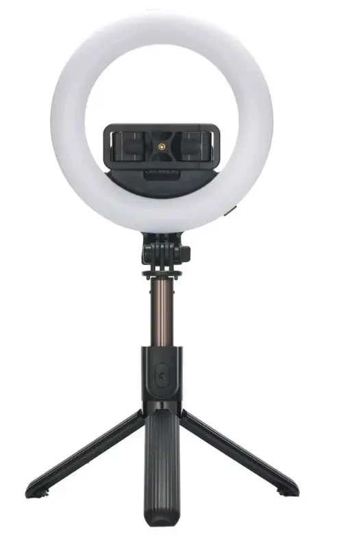 Комплект Автономный светильник 2в1: Трипод с кольцевой лампой 16 см + Зарядное устройство Power bank 10000 - фото 1 - id-p2060107291