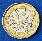 Монета Великобританії 1 фунт 2019 р., фото 2