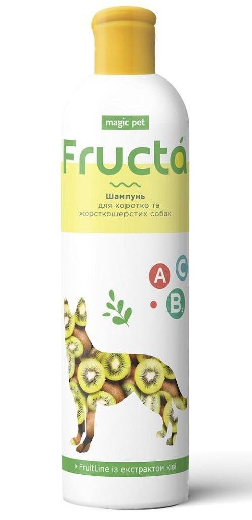 Magic Pet Fructa шампунь з екстрактом ківі для короткошерстих і жорсткошерстих собак, 220 мл (9010), фото 1
