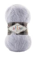 Пряжа Mohair classic New-224 світло-сірий