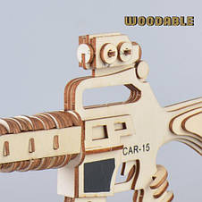 Пазл дерев'яний 3D Автомат XС-G002H, фото 3