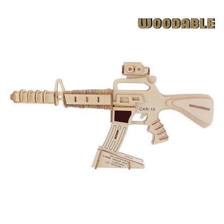 Пазл дерев'яний 3D Автомат XС-G002H, фото 1