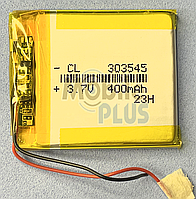 Аккумулятор с контроллером универсальный 45*35*3mm (Li-ion, 3,7V, 303545, 400 mAh)