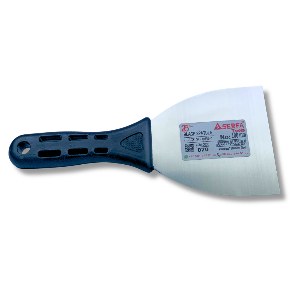 Шпатель Black Spatula 100 мм, нержавіюча сталь (070)