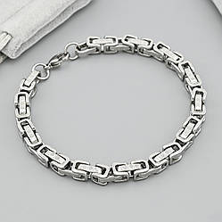 Браслет зі сталі Лабіринт 40743 ширина 6 мм довжина 22