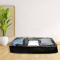 Органайзер для зберігання постільної білизни, сезонних речей Чорний