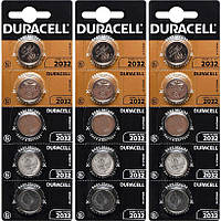Плоские батарейки 3V для часов в виде таблетки Duracell DL/CR 2032 на блистере 2 шт 054967/50 в упаковке 4 шт