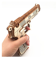 Пазл дерев'яний 3D Пістолет XС-G003H, фото 5