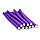 Бігуді-папільйотки гнучкі гумові без липучки 10х240 мм №6 фіолетові (упаковка 10 шт), фото 2