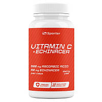 Витамин C для спорта Sporter Vitamin C + Echinacea 60 Caps GI, код: 7845626