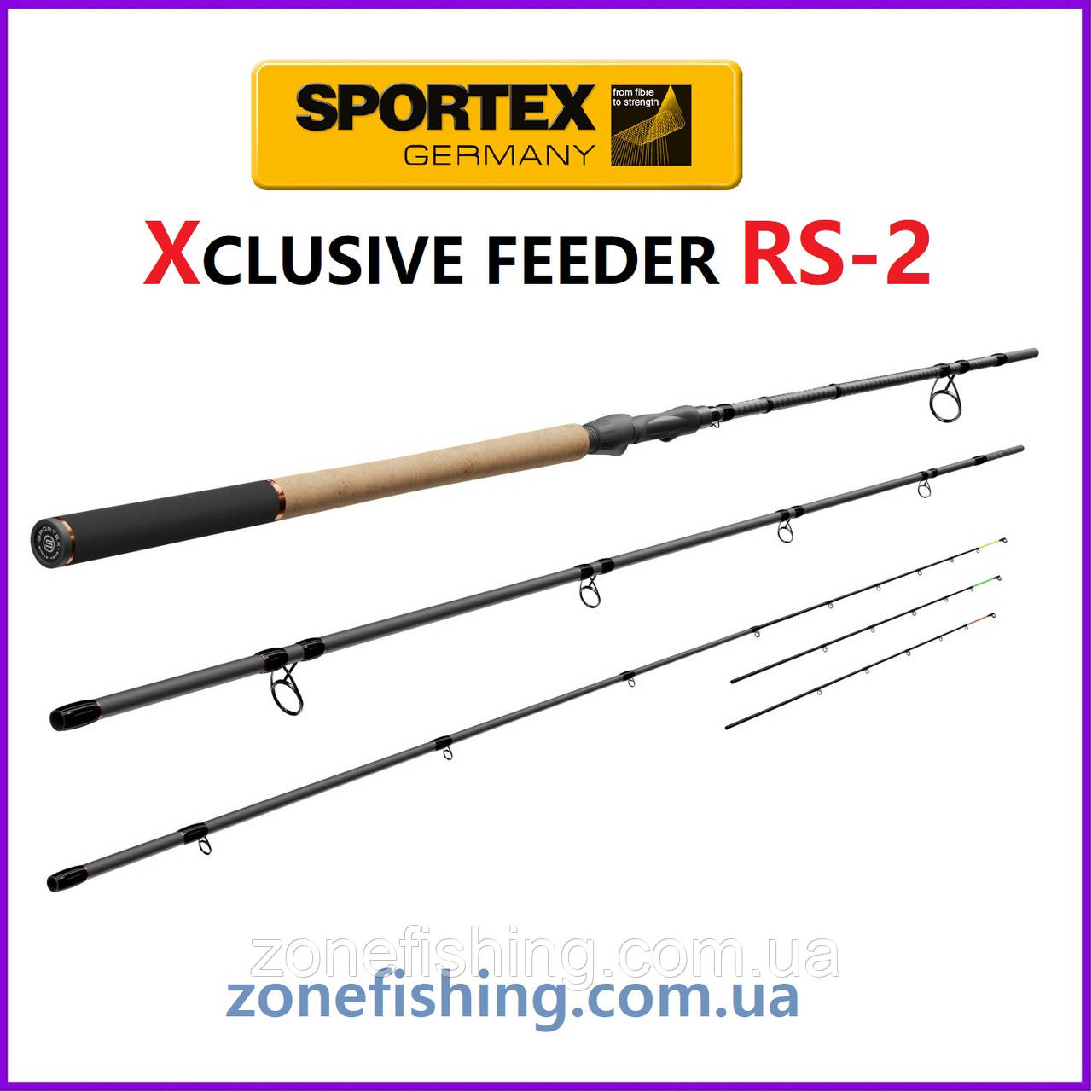 Фідерне вудилище SPORTEX Xclusive Heavy RS-2 Feeder 4.25m 155-225g (HF4222) NEW 2024