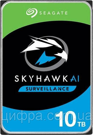 Жорсткий диск Seagate SkyHawk 10TB ( ST10000VE001) SATAIII, фото 1