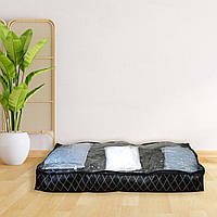 Органайзер для зберігання постільної білизни, сезонних речей Чорний у клітку