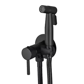 Гігієнічний душ WEZER EKO9В-01-BLACK нерж. сталь, чорний, фото 1