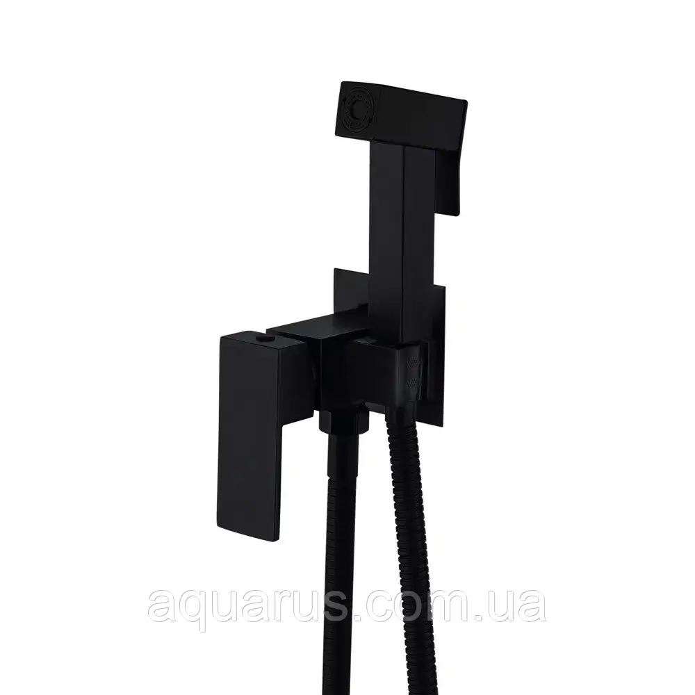 Гігієнічний душ WEZER PRO9В-02-BLACK, нерж. сталь, чорний