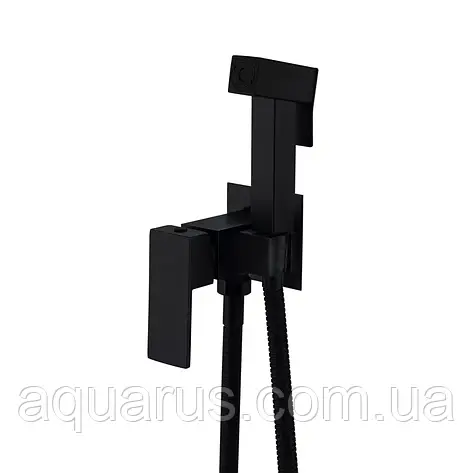 Гігієнічний душ WEZER PRO9В-02-BLACK, нерж. сталь, чорний, фото 1