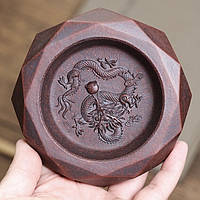 Підставка під чайник/піалу/чайного вихованця, ісинська пурпурна глина, ручна робота