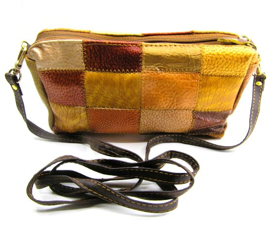 Сумочка-клатч жіночий зі шкіри на 2 відділення, фото 1