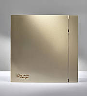 Вытяжной вентилятор для ванной с таймером Soler & Palau SILENT 100 CRZ CHAMPAGNE DESIGN 4C шампань