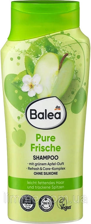 Шампунь для жирного волосся з сухими кінчиками Balea Pure Frische 300 мл