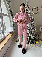 Рожева піжама. Костюм флісовий. Комплект для дому і сну., фото 8