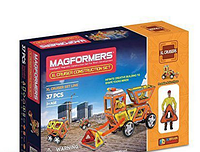 Магнитный конструктор Magformers Крейсеры XL, Строители, 37 эл