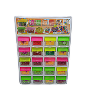 Присипка блискітки з квіточкой у будиночку