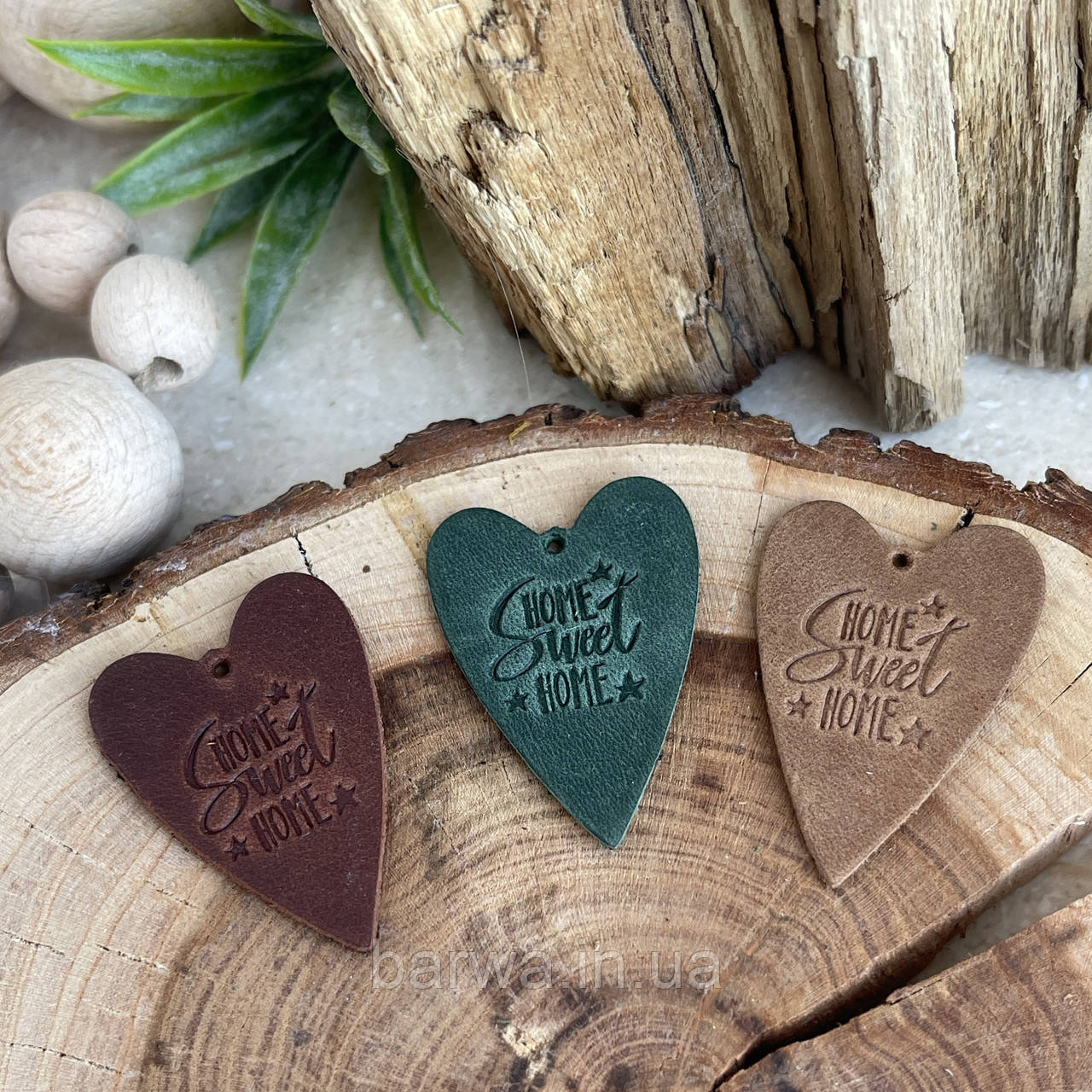 БІРКА СЕРДЕНЬКО 4 см HOME SWEET HOME