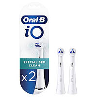 Насадка к электрической зубной щетке Braun Oral-B iO Specialised Clean White SCW-2 2 шт белая c
