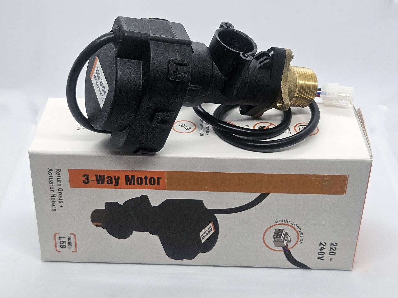 Триходовий клапан газового котла Navien Deluxe Coaxial, Deluxe Plus, Smart Tok Coaxial 30015423-analog
