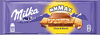 Шоколад молочний з печивом Milka Choco & Biscuit 300г