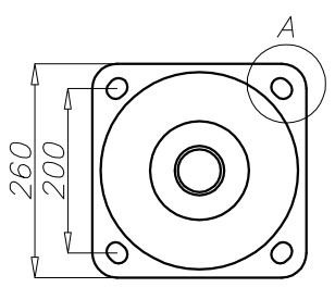 Опора освещения алюминиевая SAL-70G ROSA анодованная в любой цвет - фото 2 - id-p370666424