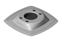 Посилена монтажна площадка BORIKA FASTen Mp225 для монтажу замків Fs219 на поверхні човна ПВХ (01.16.007.01.01)